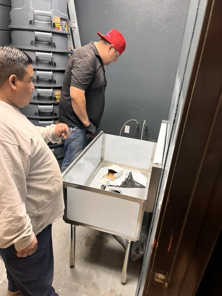 Commercial plumbing and sink installation in Baldwin City
