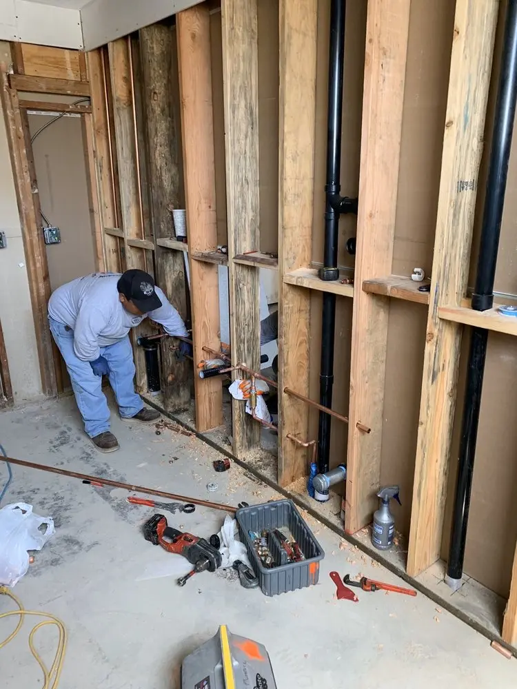 Commercial rough-in plumbing for Water Heater Replacement in Baldwin City